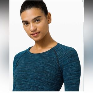 Lululemon Swiftly Tech Long Sleeve 2.0
Prism Stripe Turquoise 🦚 Tide Multi | 10